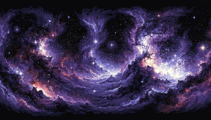 Free Cosmic Pixel Nebula Image - Pixel, Nebula, Space | Download at ...