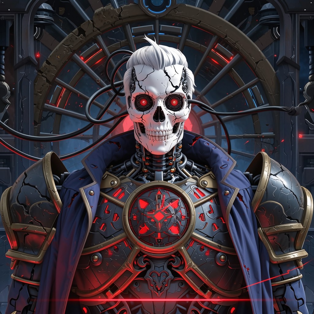 Free Gothic Cyborg Skull Image - Cyborg, Gothic, Anime | Download at ...