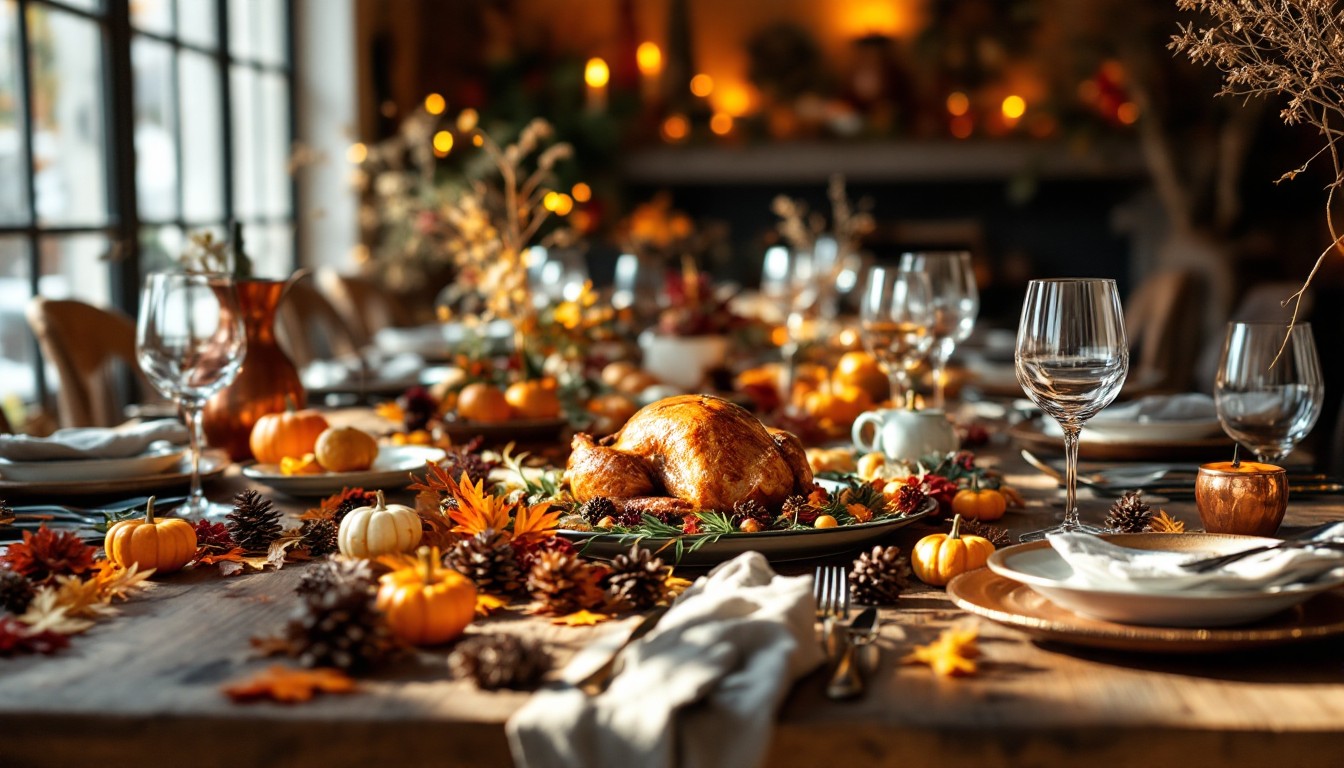 Free Thanksgiving Table Glory Image - Thanksgiving, Turkey, Feast ...