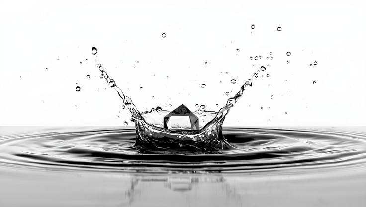 Splash With Object Free Frozen Splash Moment Image - Water, Splash, Droplets | Download at ...