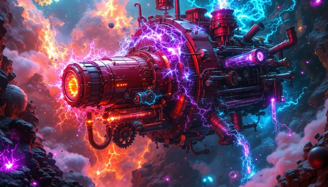 Free Dimensional Power Engine Image - Generator, Cosmic, Surreal ...
