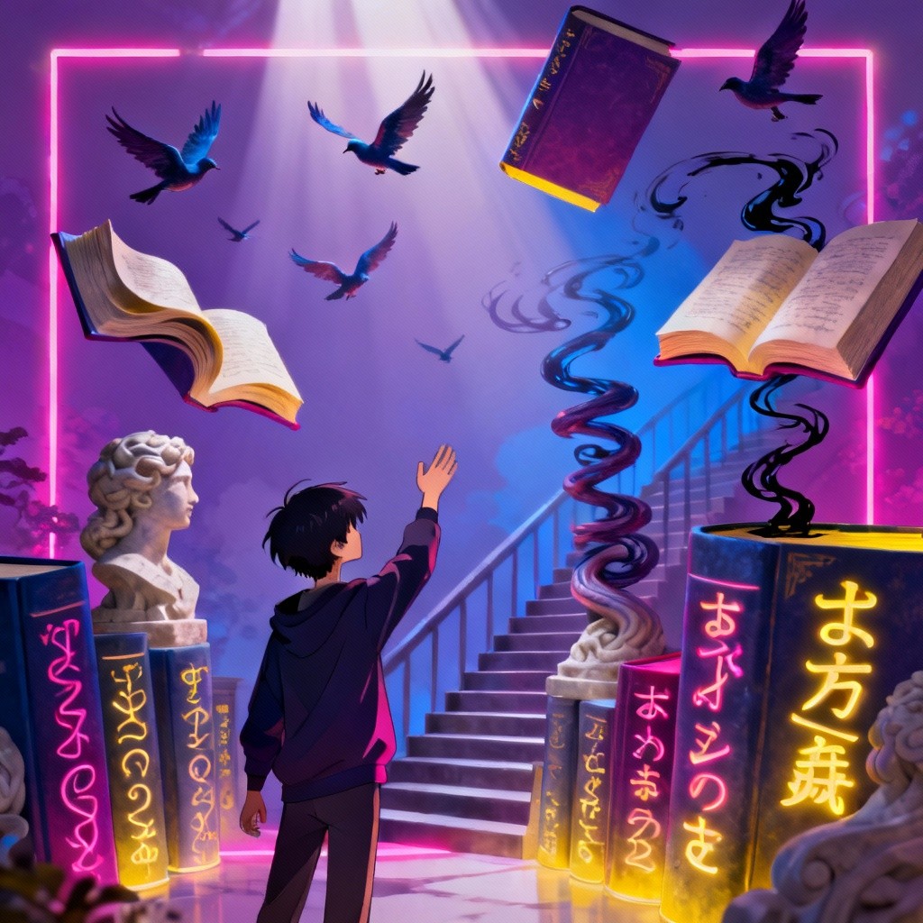 Magic Writing Transformation Free Magical Literary Transformation Image - Magical, Anime, Books ...