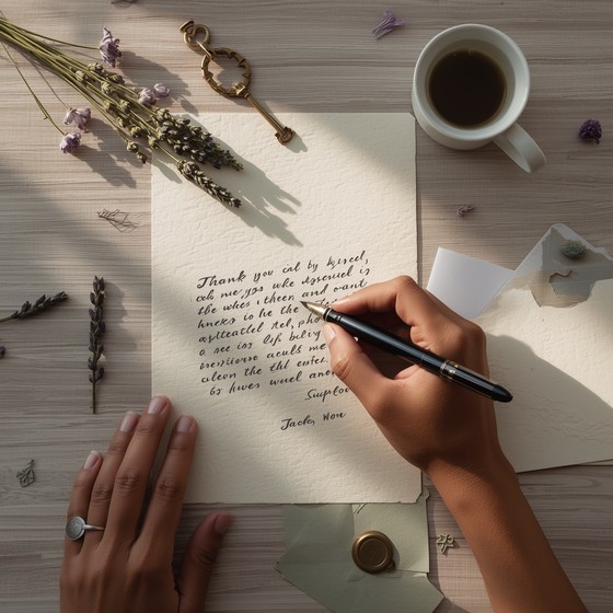 Free Handwritten appreciation flows Image - Gratitude, Letter ...
