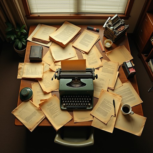 Free Vintage Document Collage Image - Vintage, Typewriter, Documents ...