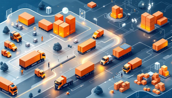 Free Smart Logistics Network Image - Logistics, Autonomous, Shipping ...