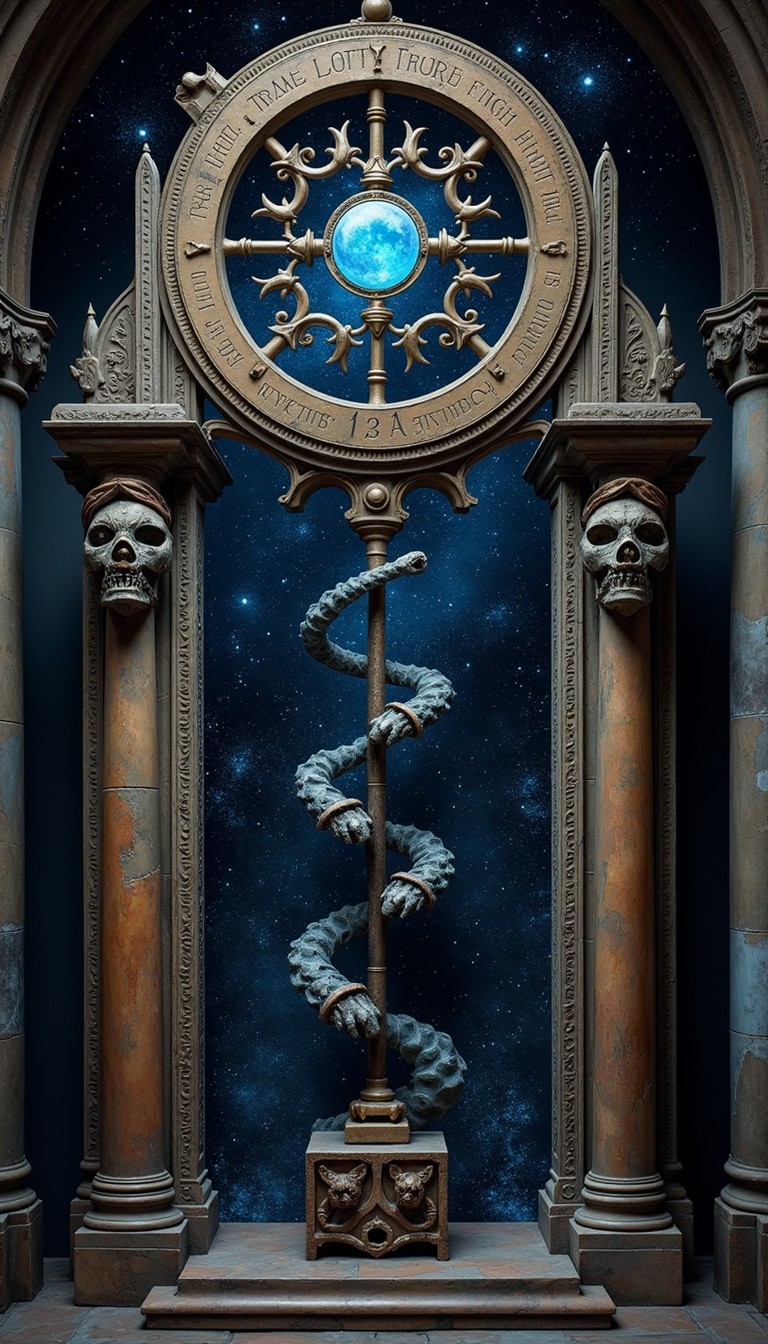 Free Cosmic Fate Wheel Image - Zodiac, Gothic, Celestial | Download at ...