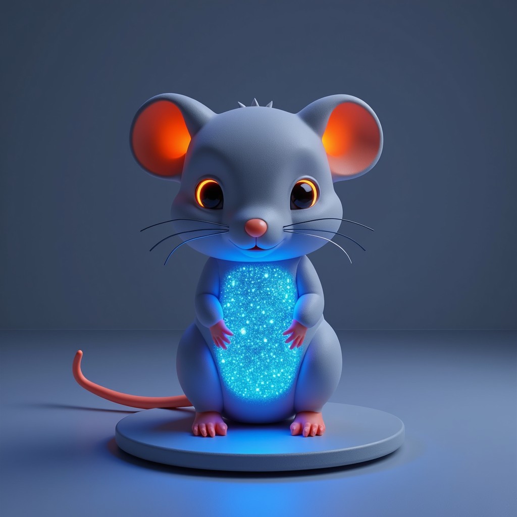 Free Glowing Bioluminescent Mouse Image - Mouse, Glowing ...