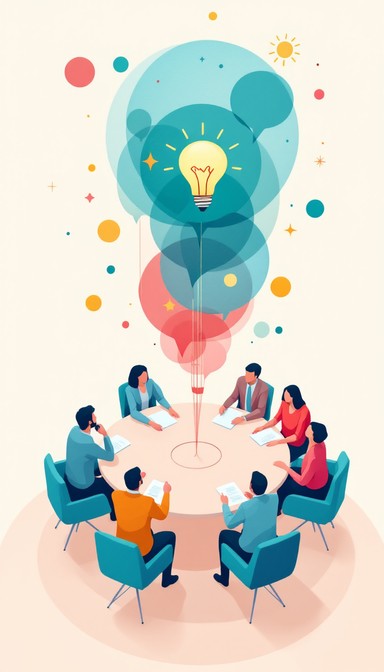 Free Collaborative Brainstorming Session Image - Collaboration ...