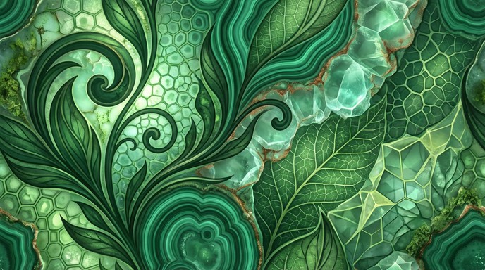 Free Emerald Botanical Geometry Image - Emerald, Jade, Green | Download ...