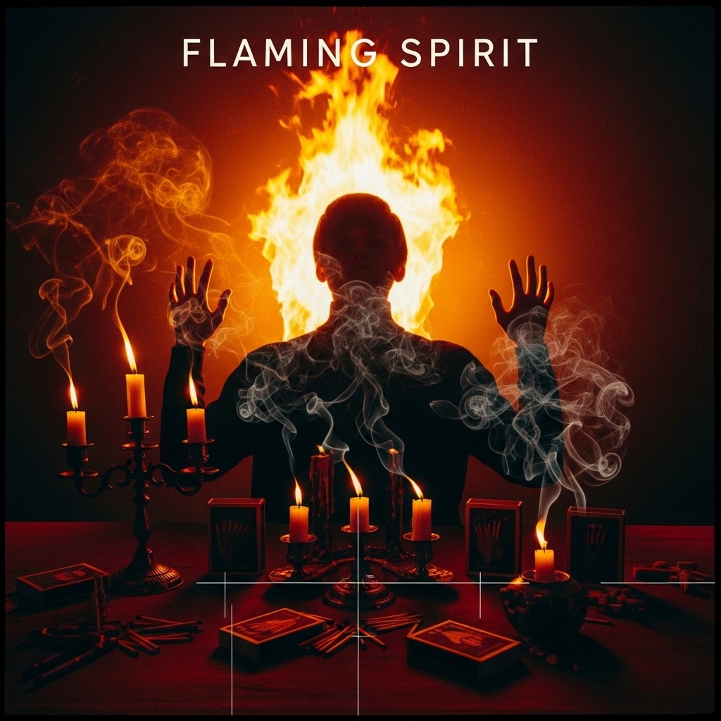 Free Flaming Spirit Rising Photo - Flames, Silhouette, Vintage ...