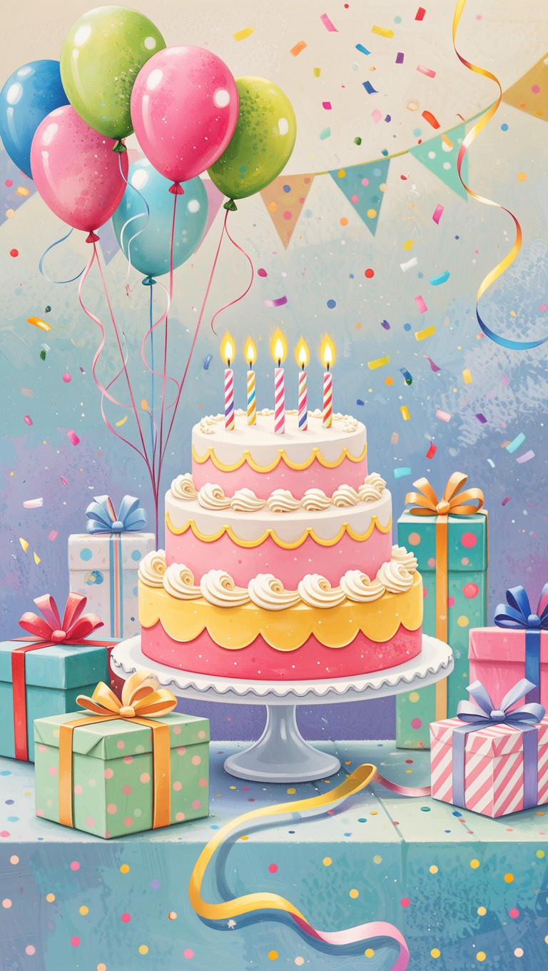 Free Vibrant Birthday Celebration Image - Birthday, Celebration