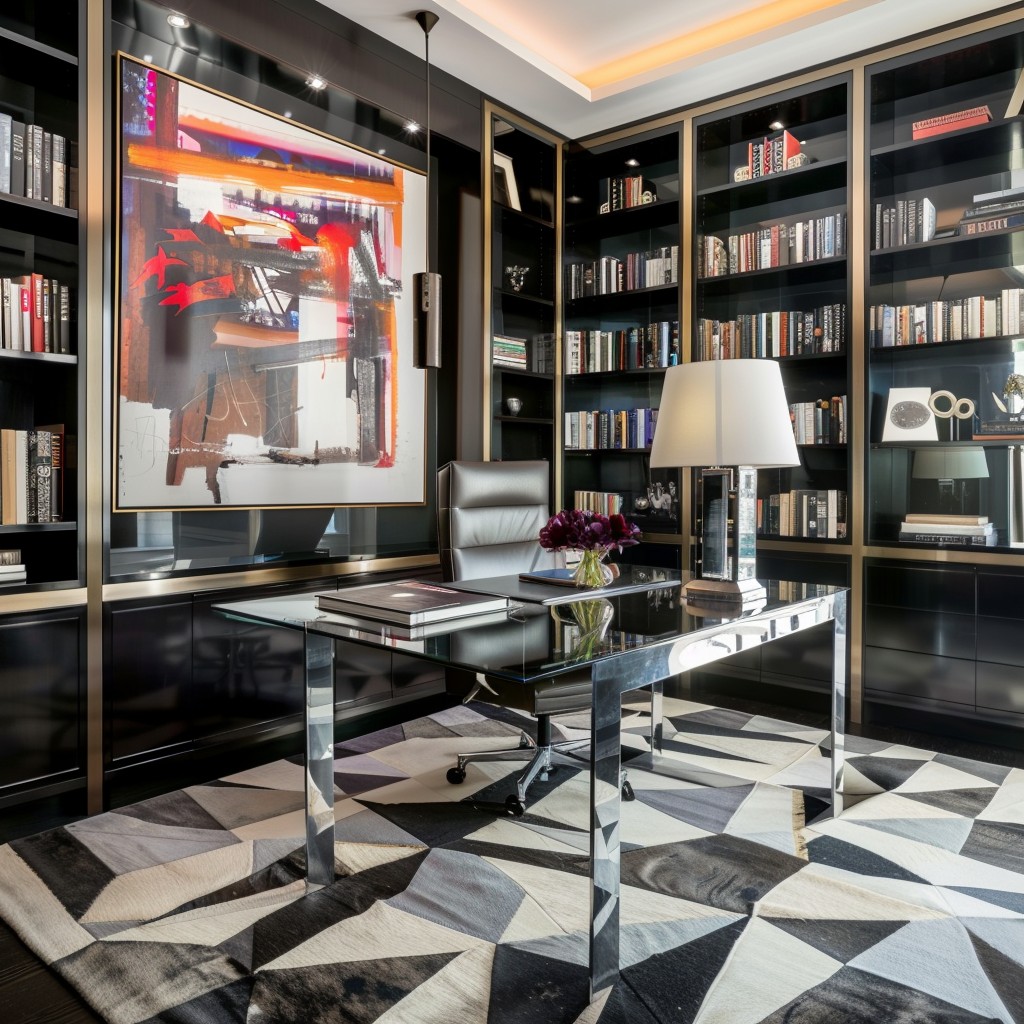 Free Elegant Study Room Image - Interior, Office, Luxury | Download at ...