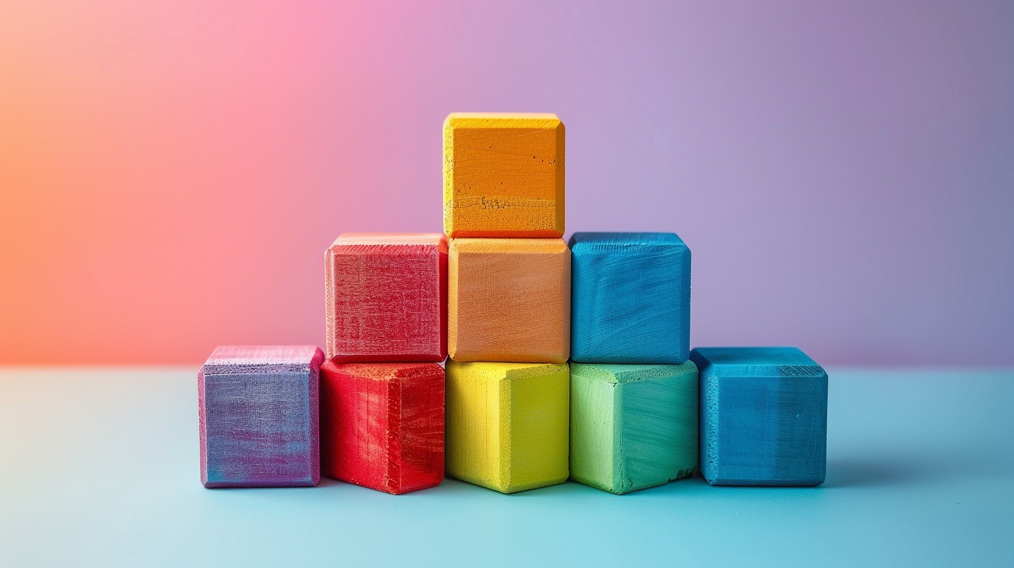 Free Colorful Building Blocks Image - Blocks, Colorful, Wooden ...