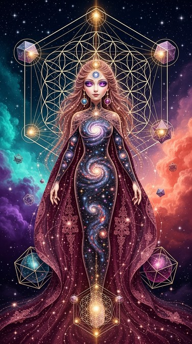 Free Cosmic Goddess Ascending Image - Cosmic, Goddess, Celestial ...