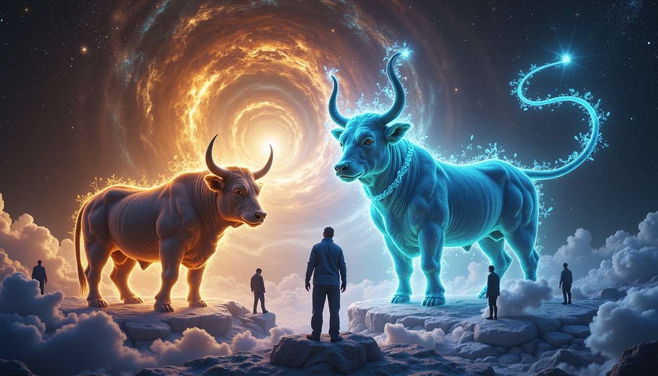 Free Cosmic Bull Guardians Image - Bulls, Cosmic, Ethereal | Download ...