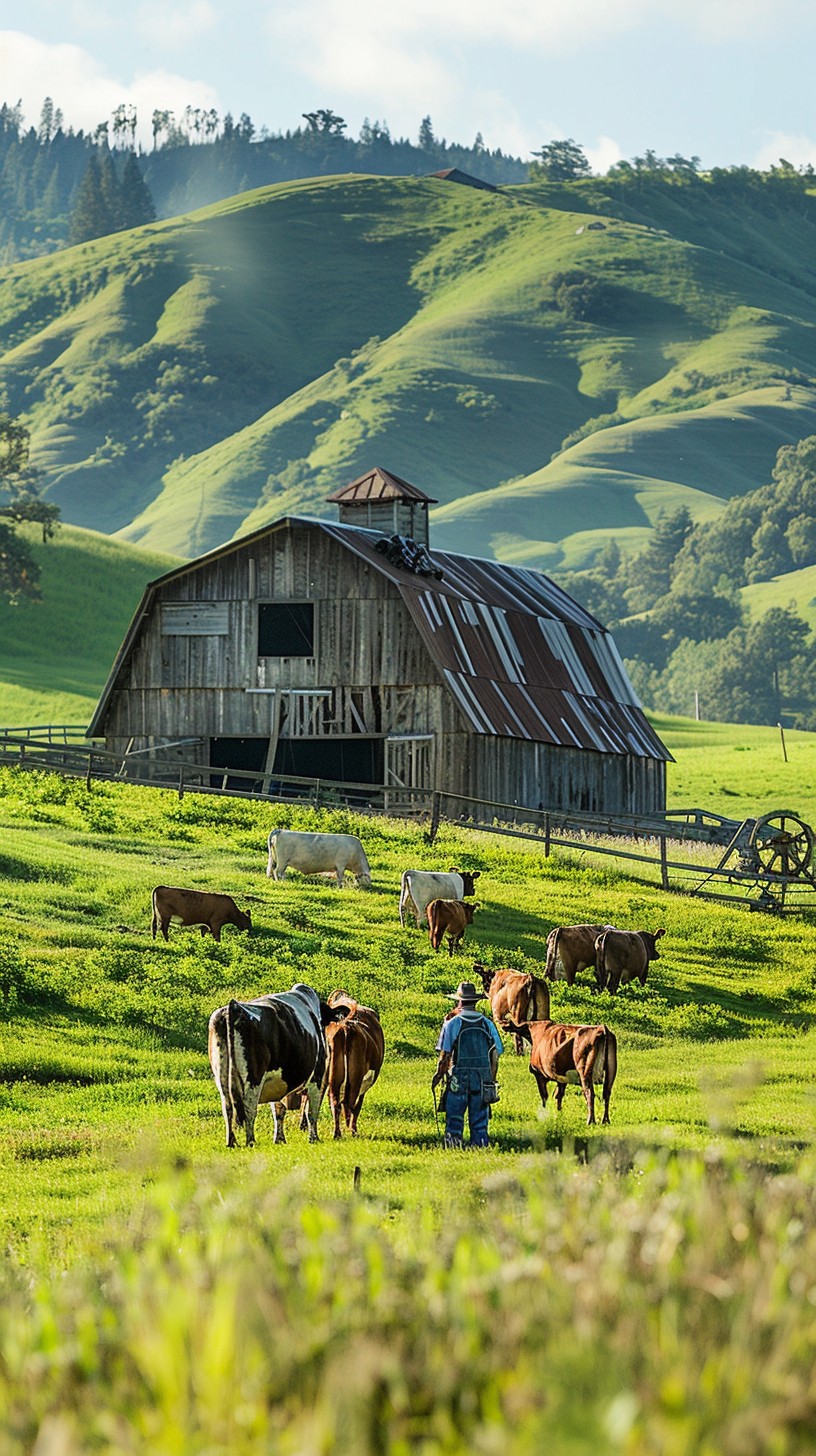 Rustic Cow Barn Free Rustic Farm Life Image - Farm, Barn, Cattle | Download at StockCake