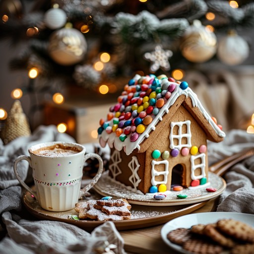 Colorful Gingerbread Free Cozy Gingerbread House Image - Gingerbread, Holiday, Cocoa ...