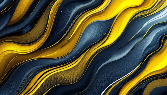 Free Dynamic Yellow Waves Image - Waves, Yellow, Navy | Download at ...