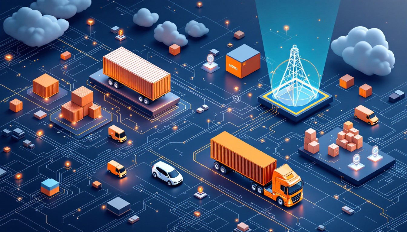Download Smart Logistics Network Image - Logistics, Digital, Autonomous ...