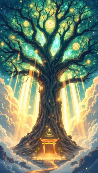 Free Divine Sacred Tree Image - Anime, Manga, Tree | Download at StockCake