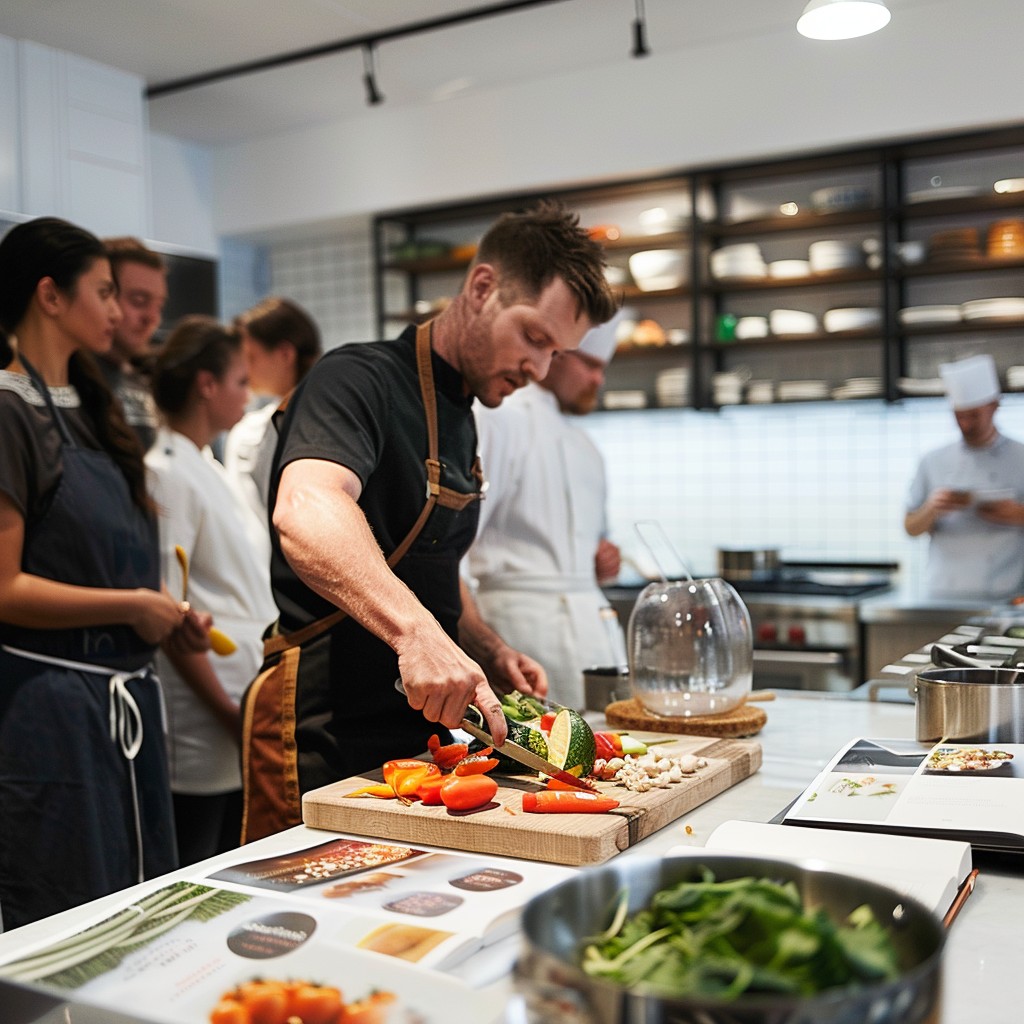 Free Chef Preparing Vegetables Image - Chef, Kitchen, Vegetables ...