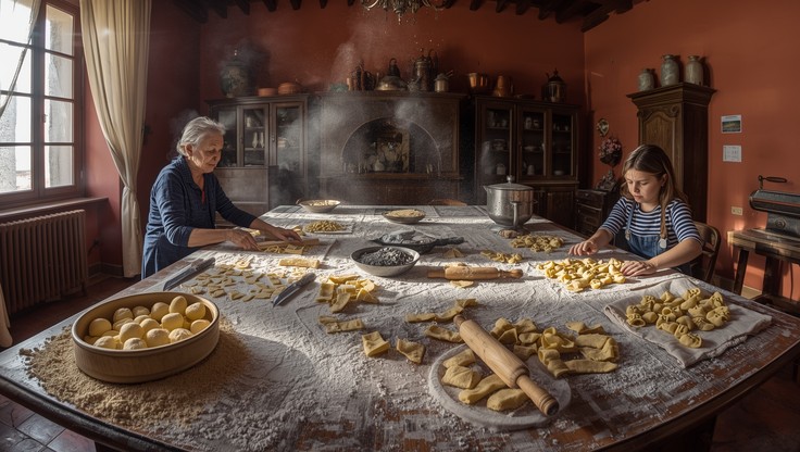 Free Pasta-making tradition passed Image - Pasta, Tradition, Kitchen ...