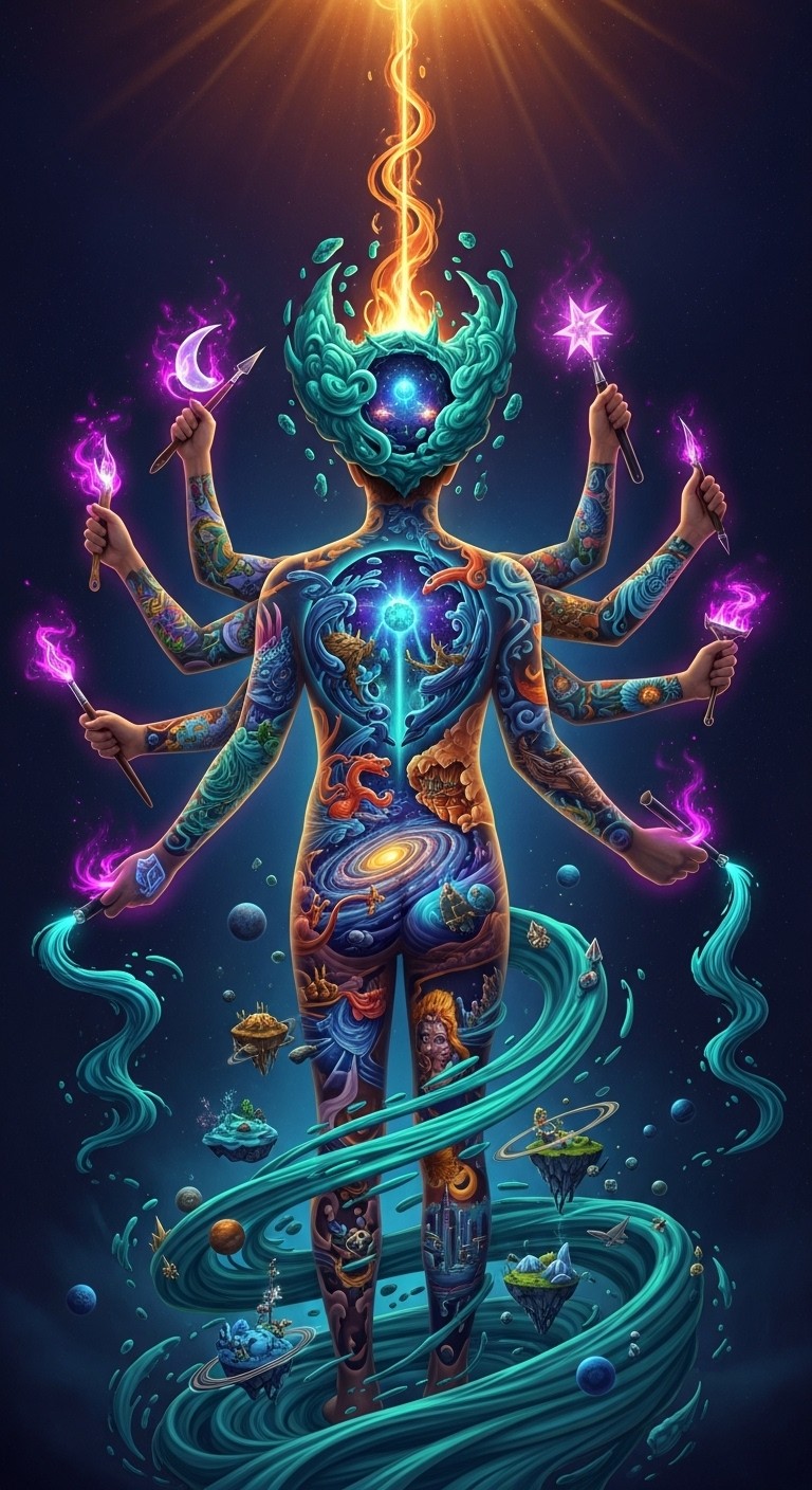 Free Cosmic Art Deity Image - Transcendence, Cosmic, Magical | Download ...