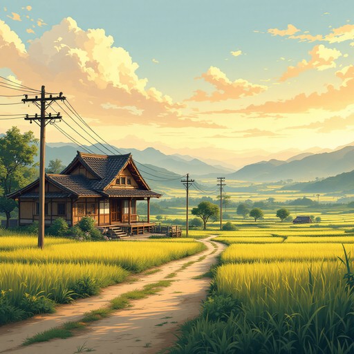 Free Anime Farming Landscape Image - Anime, Manga, Agriculture ...
