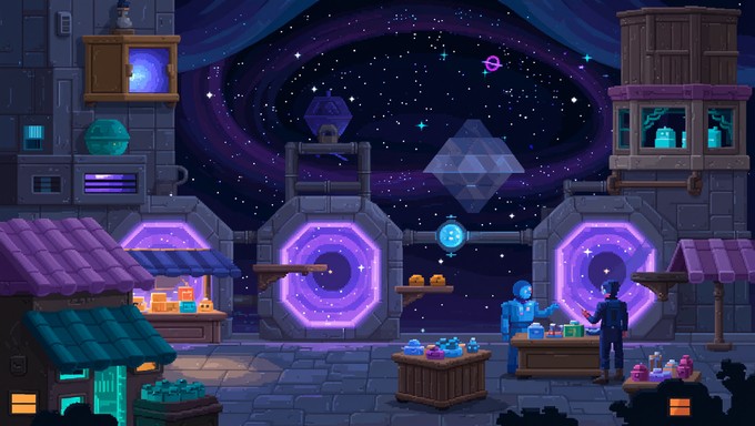 Free Cosmic Portal Marketplace Image - Marketplace, Portal, Alien ...