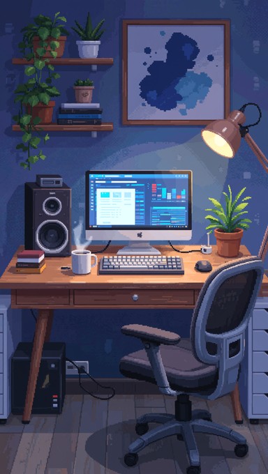 Download Cozy Pixel Office Stock Images for Free | StockCake