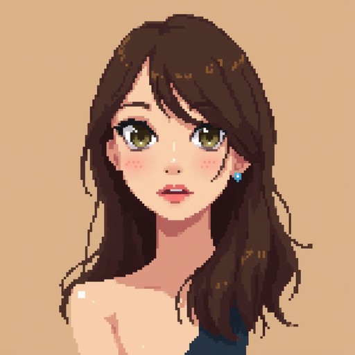 Free Expressive Pixel Portrait Image - Pixelart, Minimalist, Portrait ...