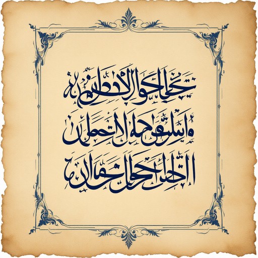 Free Arabic Script Art Image - Calligraphy, Arabic, Parchment ...