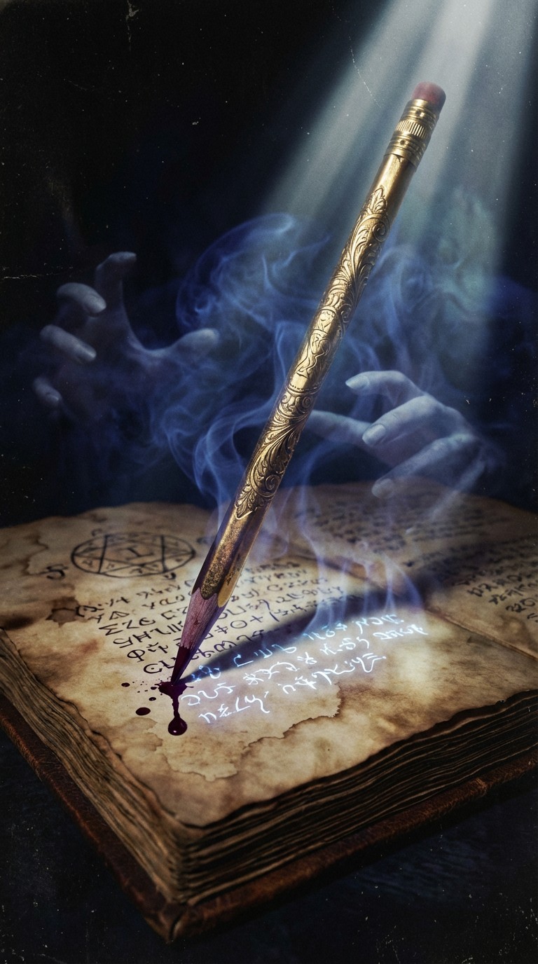 Free Haunted Writing Instrument Image - Gothic, Haunting, Supernatural ...
