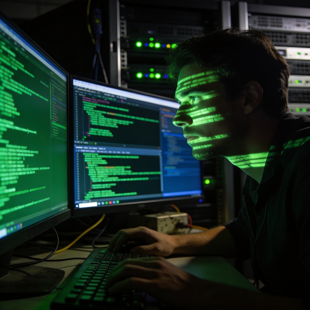 Free Coding Through Night Image - Programmer, Developer, Coding ...