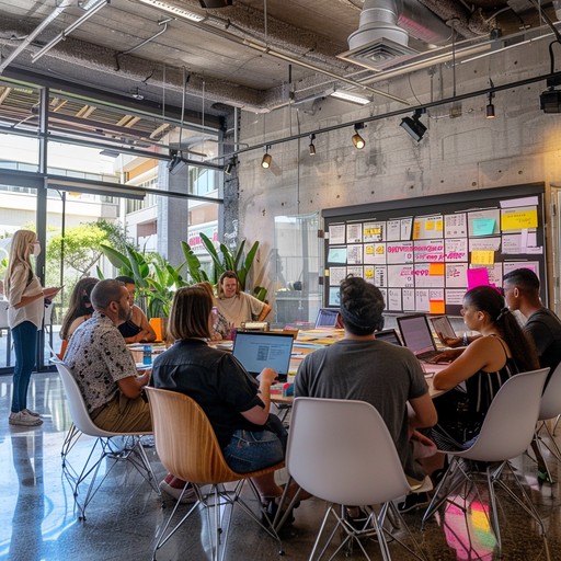 Free Team brainstorming session Image - Teamwork, Technology, Office ...