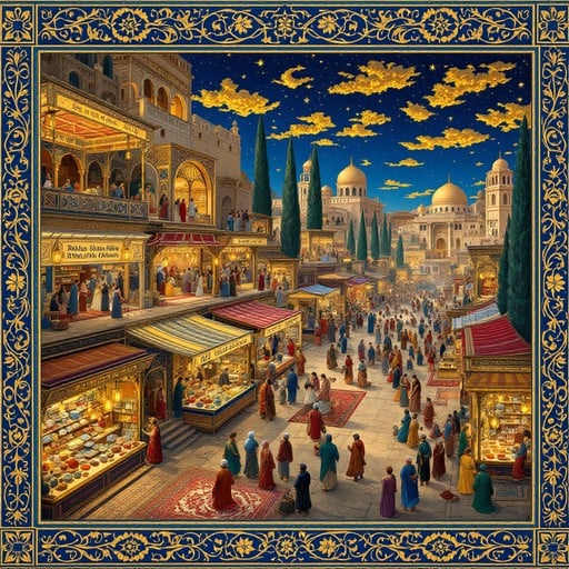 Free Ancient Marketplace Splendor Image - Marketplace, Bazaar, Persian ...