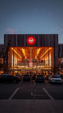 Free Glowing urban storefront Image - Architecture, Twilight ...