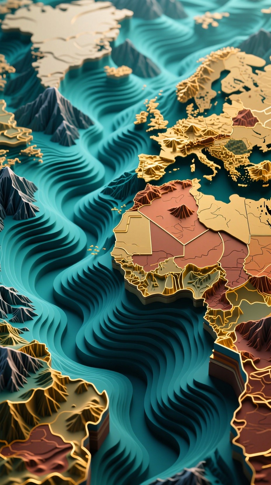 Free Topographic Color Flow Image - Topographic, 3d, Terrain | Download ...