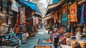 Exquisite Color Market Free Colorful Market Aisle Image - Market, Textiles, Colorful ...