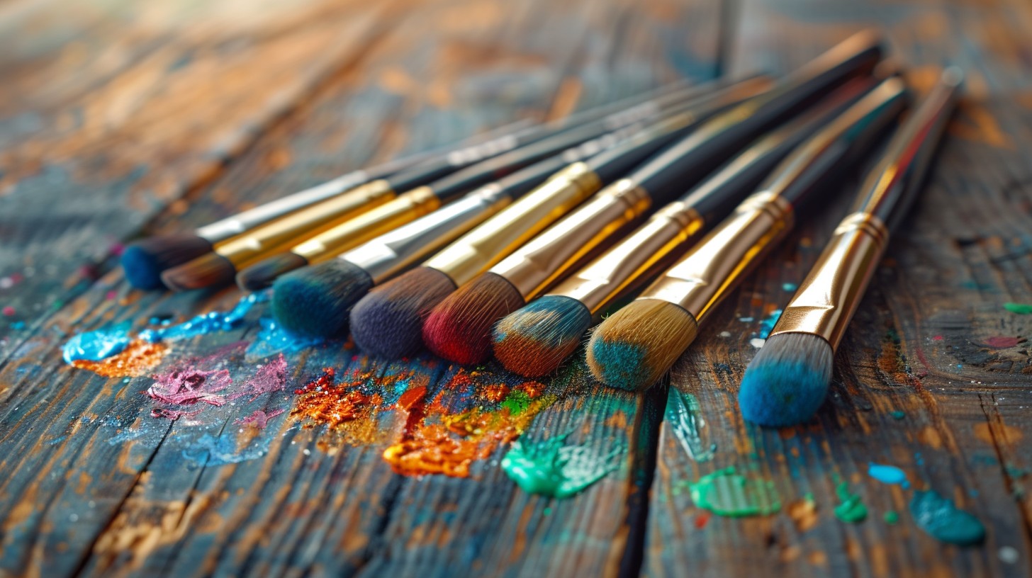 Free Artistic Brushes Display Image - Paintbrushes, Art, Creativity ...