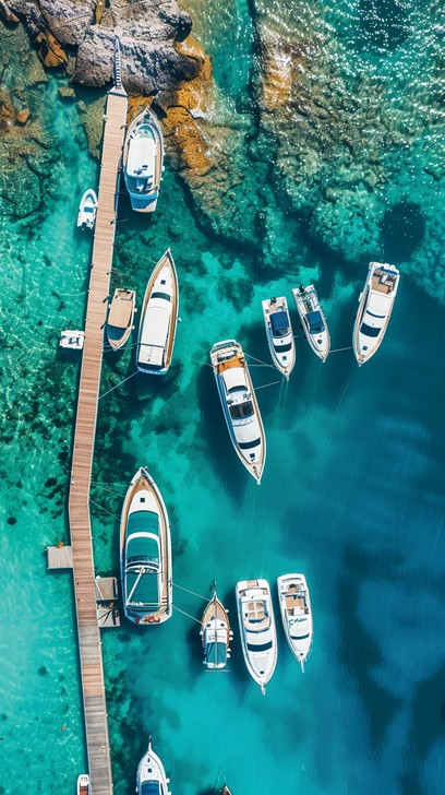 Free Harbor Aerial View Image - Aerial, Harbor, Boats | Download at ...
