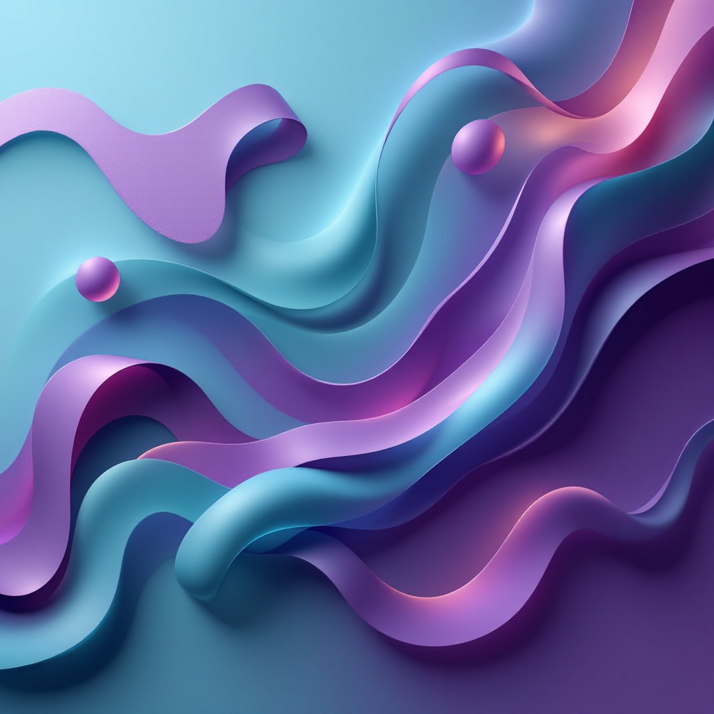Free Flowing Purple Waves Image - Abstract, Purple, Teal | Download at ...