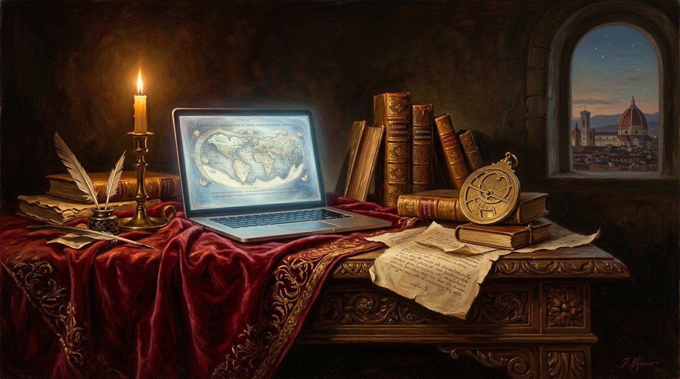 Renaissance Computer Program Free Technology Meets Renaissance Image - Renaissance, Laptop, Painting ...