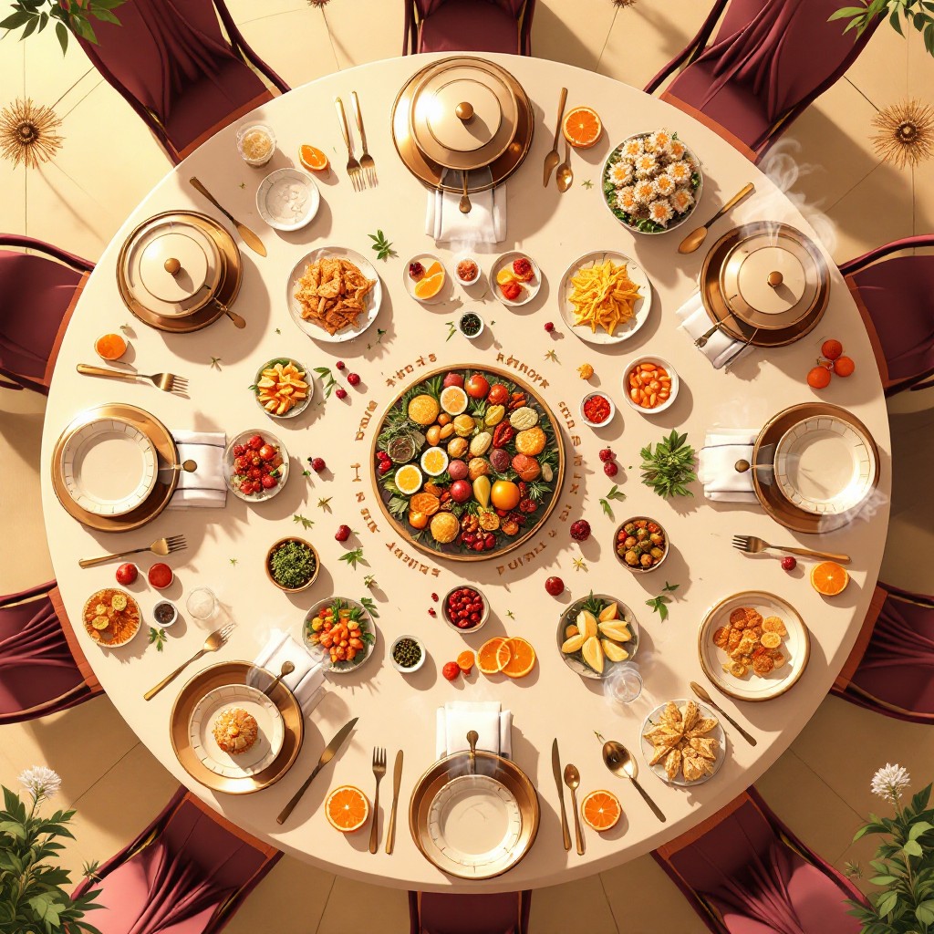 Free Elegant Circular Feast Image - Buffet, Elegant, Circular ...