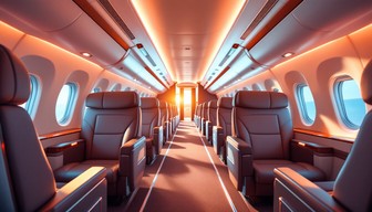 Free Empty airplane interior Image - Airplane, Interior, Empty ...