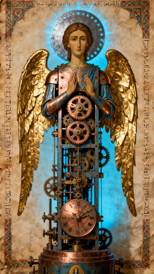 Free Divine Mechanical Angel Image - Angel, Mechanical, Steampunk ...