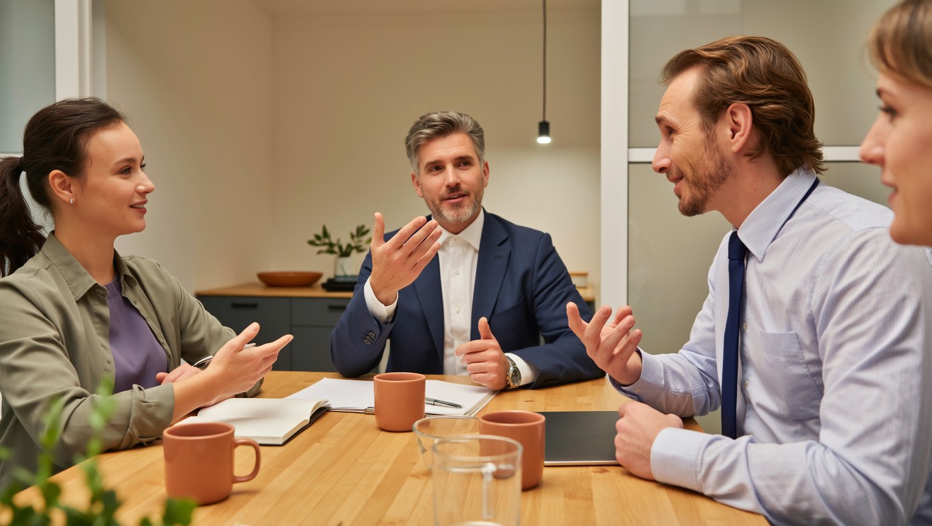 Free Collaborative Professional Discussion Image - Professionals ...