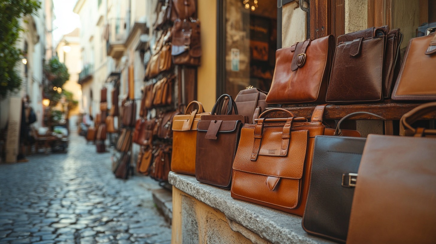 Displayed Free Leather bags displayed Image - Leather, Bags, Cobblestone ...