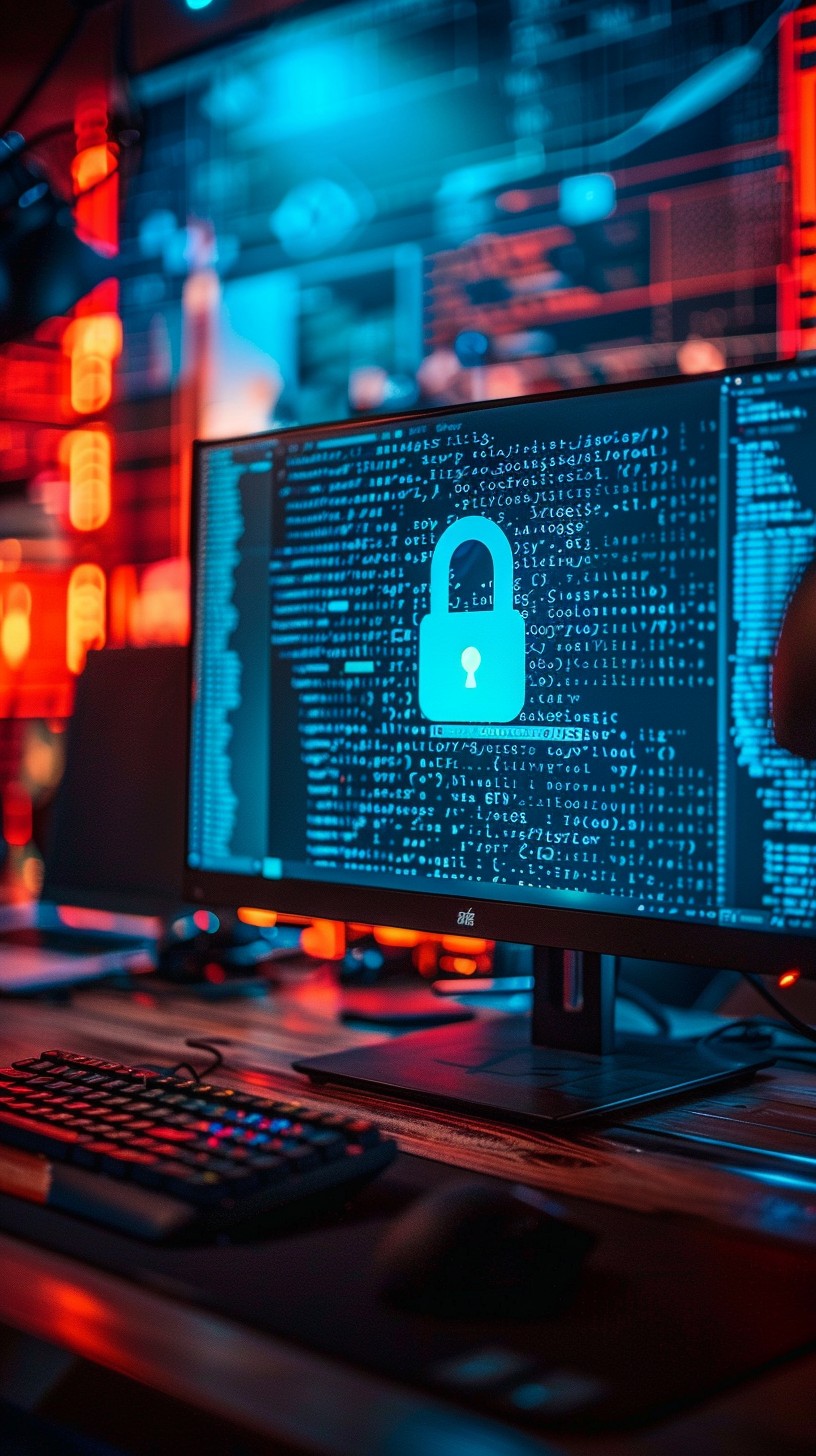 Free Cybersecurity In Action Image - Cybersecurity, Computer, Padlock ...