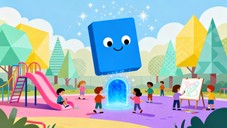 Rectangular Playground Photo Free Floating Playground Paradise Photo - Playground, Geometric ...
